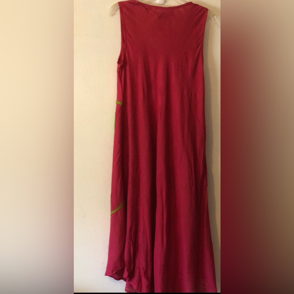 Junglee Billee Vibrant Fuscia Dress with Artistic Swirl Design siz XL - Picture 8 of 10